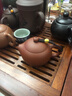 古悦堂 宜兴名家纯全手工紫砂壶小品小容量茶壶茶具套装 西施壶 朱泥西施 实拍图