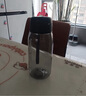 特百惠（Tupperware）乐趣550ML塑料杯夏季男女学生便携运动水杯子大容量双饮口 都市灰 实拍图