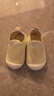 贝比宝宝学步鞋婴儿鞋子软底防滑夏季室内鞋袜家居地板鞋男 奶油黄 实拍图