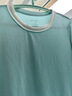 松山棉店小薄荷罗纹家居服套装短袖显瘦透气睡衣短袖套装-女薄荷绿M 实拍图