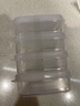 家の物语（KATEI STORY）日本冰箱冷冻收纳盒食品级冻肉保鲜盒葱姜蒜整理盒蘸酱塑料收纳盒 100ml 4件套 长方形 实拍图