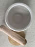 全适家用捣蒜器陶瓷蒜臼子研磨器捣碎捣料器蒜泥器捣姜器捣药罐配盖子 实拍图