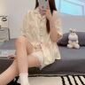 浪莎（LangSha）冰丝睡衣女纯欲风高级感短袖大码短裤凉感情人节可外穿薄款家居服 实拍图