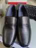 蜘蛛王（SPIDER KING）男鞋牛皮商务休闲皮鞋中老年爸爸父亲鞋 22733 黑色 40  实拍图