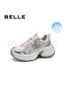 百丽（Belle）张凌赫同款蓝鲸老爹鞋女2025秋新款商场款休闲鞋D2K1DCM5预售 银色-单里【张凌赫推荐】 40 实拍图