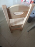 赐匠儿童实木小椅子家用舒适简约原木靠背椅免安装坐椅幼儿园座椅小椅 7-12岁【两件装】加高清漆小熊椅 实拍图