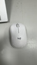罗技（Logitech）M221 轻音鼠标 无线鼠标 办公鼠标 对称鼠标 带无线微型接收器 米白色 实拍图