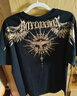 BOY LONDON【暗黑罗盘】春夏男女同款烫金潮牌短袖翅膀T恤N01906 黑印金 M 实拍图
