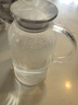 青苹果耐热冷水壶1.95升 可加热茶水分离围炉煮茶壶 大容量玻璃凉水壶  实拍图