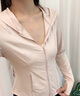 SIINSIIN 【专享】【戚薇同款】24年款修身防晒衣女款遮阳冰丝防晒服 裸杏粉 XL 实拍图