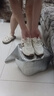 鸿星品牌尓克断码女鞋透气运动鞋女款2025夏季新款百搭防滑休闲鞋小码网鞋软底轻便跑步鞋青少年女士小白鞋子薄款网面鞋防滑透气跑鞋 D28白卡网面透气款 37 实拍图