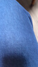真维斯（Jeanswest）王一博代言牛仔裤男夏季薄款天丝舒适修身直筒高端潮牌休闲裤子男 蓝色+深蓝【薄款组合】 36 码(2尺8) 实拍图