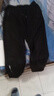 啄木鸟【休闲直筒】休闲裤修身小脚裤男士夏秋季运动裤九分卫裤男长裤 黑色散口【啄木鸟8818】 2XL 实拍图