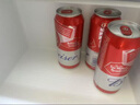 百威啤酒红罐淡色拉格330ml*24听整箱装浓郁麦香  实拍图