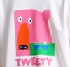 马骑顿（MQD）童装男女同款短袖T恤夏季儿童潮酷短袖T恤 白色 本白 130 实拍图