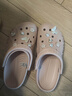 卡骆驰crocs洞洞鞋贝雅男鞋女鞋轻便耐磨一脚蹬拖鞋休闲鞋|10126 矿石粉-6TY 39 (240mm) 实拍图