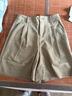 百图betu女装夏季新款短裤轻薄简约休闲百搭西装短裤女2403T81 卡其色 XS 实拍图