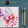 得力（deli）国画颜料24色5ml中国画水墨画山水画文房四宝专业美术绘画彩绘国画套装73865-24儿童节礼物女孩 实拍图