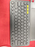 罗技（Logitech）时尚系列 K380 键盘 蓝牙办公键盘 无线键盘 女友 便携超薄键盘 笔记本键盘 黑灰色 实拍图