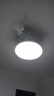 欧普（OPPLE）风扇灯吊扇灯24瓦LED照明低噪音餐厅卧室吊灯灯具包安装 冰风白 实拍图