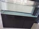 汉霸超白玻璃鱼缸 生态底滤循环系统 鱼缸客厅 家用智能懒人 水族箱 黑+黑 靠墙款1.16米长x40cm宽x75cm+80cm 实拍图