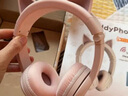 onanoff儿童蓝牙耳机头戴式动物造型猫耳朵 无线有线听音乐英语网课学习 开学礼物 PlayEars+猫咪粉 实拍图