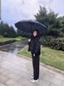 小米有品生态链同款全自动伞加强伞骨雨伞太阳伞防紫外黑胶防晒遮阳伞 60骨全自动抗风加固【黑色】 实拍图