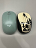 罗技（Logitech）M221 轻音鼠标 无线鼠标 办公鼠标 对称鼠标 带无线微型接收器 薄荷绿 实拍图