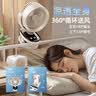 光速博士小风扇床上用桌面宿舍静音床头夹子户外露营36h长续航usb电风扇小型床上办公室 蓝色【十档风速丨镜面触摸】 实拍图