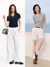 森马（Semir）代露娃|polo衫女短款辣妹衬衫2025夏刺绣凉感紧身T恤09325115005 实拍图