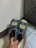 江博士夏季男女童舒适休闲宝宝学步鞋透气幼儿童鞋 潮流百搭儿童凉鞋 蓝/黑 28 脚长约17.2-17.8 实拍图