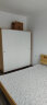 莉云居 衣柜推拉门经济型卧室小衣橱 简易木质衣柜 浅胡桃色+白色移门 B款长160高190 实拍图