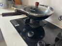 九阳（Joyoung）炒锅铁锅无涂层精铁锅炒菜锅炉灶通用32cm带盖CF32-C121 实拍图