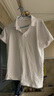 罗蒙男童短袖polo衫校服春夏新款T恤女童班服 白色短袖POLO衫 160 实拍图