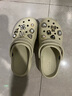 卡骆驰crocs经典云朵老爹鞋洞洞鞋时尚百搭女鞋拖鞋一脚蹬|206750 骨白色-2Y2(含智必星) 38 (240mm) 实拍图