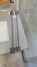 百悍枪灰毛巾杆毛巾架免打孔卫生间置物架浴室洗手间收纳架子厕所洗漱 【无痕贴】毛巾杆枪灰60CM 实拍图