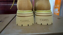 骆驼（CAMEL）大黄靴女时髦擦色粗跟户外工装马丁靴 L24W469612 土黄(4孔) 37 实拍图