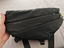马可·莱登单肩包运动大容量斜挎包机车胸包潮牌多功能邮差包男MR6108典雅黑 实拍图