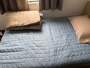 无印良品A类全棉床褥薄床垫遮盖物 四季防滑褥子1.5*2米床 实拍图