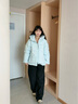 波司登25新款羽绒服90绒女款连帽保暖防风短款厚外套B250245112XS 净水蓝|5981-欧若风 S 160/84A 100斤-110斤 实拍图