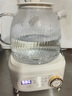 九阳（Joyoung）净萃全玻璃0胶水养生壶  办公室多功能煮茶器花茶壶 烧水壶恒温电热水壶 24h预约保温 1L WY107 实拍图