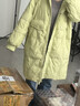 （反季清货）2025冬季新款宽松小个子羽绒服女韩版连帽外套 淡绿 M 实拍图