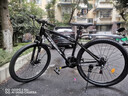 凤凰（Phoenix）山地自行车变速男女单车青少年成人运动越野赛车 27.5寸曜石黑-纯色辐条（钢架） 24速全轴承豪华版（售后十年） 实拍图