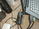 爱国者（aigo）Type-C扩展坞USB3.0分线器千兆网口HDMI/VGA转接器 SD/TF读卡器3.5音频PD100W拓展坞T10-R(金属) 实拍图