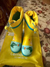 柠檬宝宝儿童雨鞋高筒女童男孩防水防滑橡胶雨靴学生水鞋 黄色异次元 29 实拍图