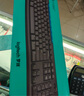 罗技（Logitech）MK275 键鼠套装 无线键鼠套装 办公键鼠套装 全尺寸 商务键鼠套装 带无线2.4G接收器 黑蓝色 实拍图