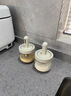 佳帮手调料盒三件套盐糖味精调味罐厨房家用密封勺盖一体可伸缩调料罐 实拍图