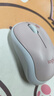 罗技（Logitech）M221 轻音鼠标 无线鼠标 办公鼠标 对称鼠标 带无线微型接收器 雾霭蓝 实拍图