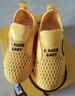 B.Duck小黄鸭童鞋儿童学步鞋夏季新款男女宝宝防滑减震机能鞋单网透气 黄色 25 码 脚长14.6-15.1cm 实拍图