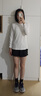 迪卡侬训练防晒打底衣长袖健身跑步运动服T恤上衣RUNW2621304活力白S 实拍图